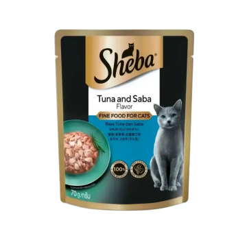 Sheba Pouch Tuna and Saba 70g
